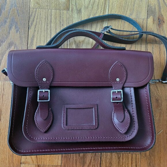 Cambridge Satchel Co "Batchel" Oxblood - Picture 1 of 3